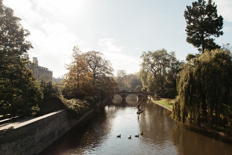 Great Little Breaks punting on the river